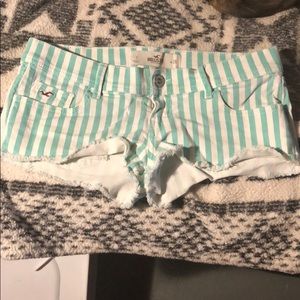 Stripped Hollister Cut Offs